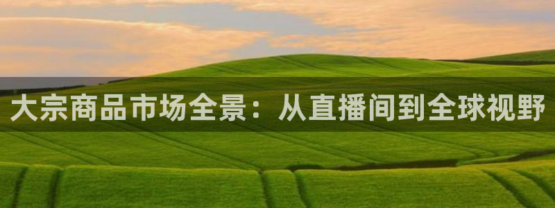 88看球nba直播在线观看：大宗商品市场全景：从直播间到全球视野