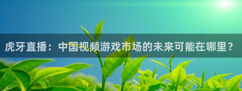 88看球直播体育：虎牙直播：中国视频游戏市场的未来可能在哪里？