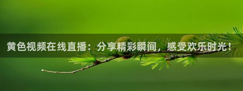 88看球直播吧：黄色视频在线直播：分享精彩瞬间，感受欢乐时光！